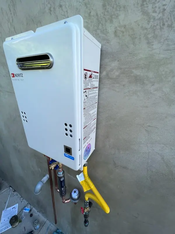Tankless water heater installation for Brinkwood Estates homes
